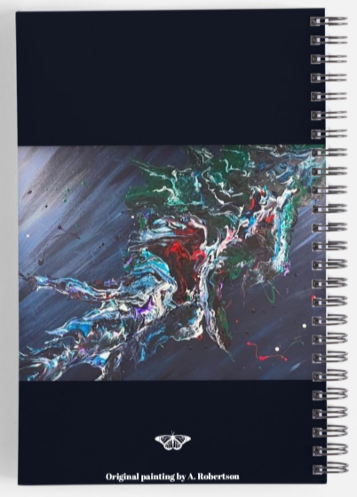 A5 Notebook, lined, Storm, Inky blue