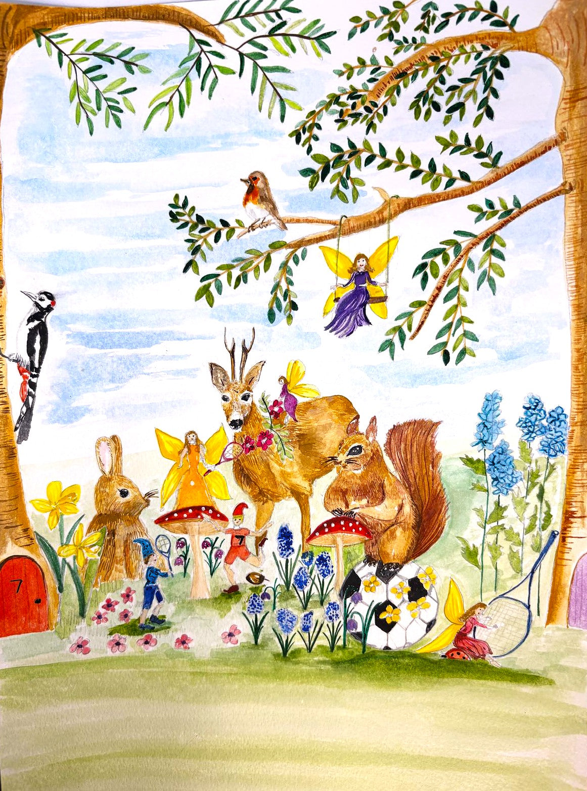 A magical match in the meadow