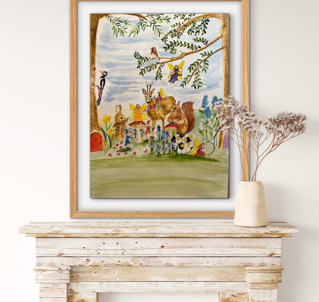 A magical match in the meadow